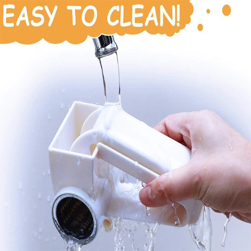 3 In 1 Cheese Grater Handheld Rotary Cheese Grater Butter Chocolate Grater With Handle Cheese Cutter Kitchen Accessories