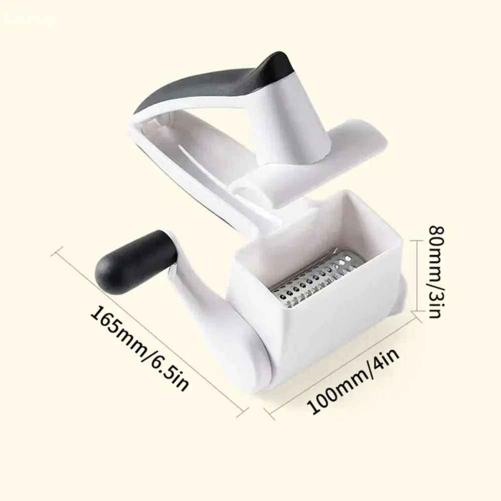 3-in-1 Hand-Cranked Cheese Grater Rotary Hand Crank Parmesan Cheese Shredder Detachable Handheld Chocolate Grater Butter