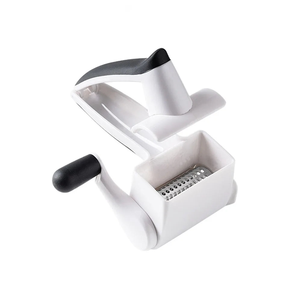 3-in-1 Hand-Cranked Cheese Grater Rotary Multi-functional Parmesan Cheese Shredder Hand Crank Detachable Chocolate Grater Butter