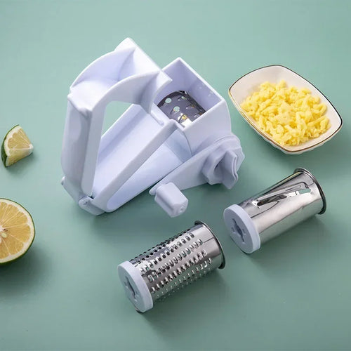 3 in 1 Hand-Cranked Rotating Cheese Graters Multi-functional Cheese Grater Creative Foldable Cheese Shredder for Kitchen Supply
