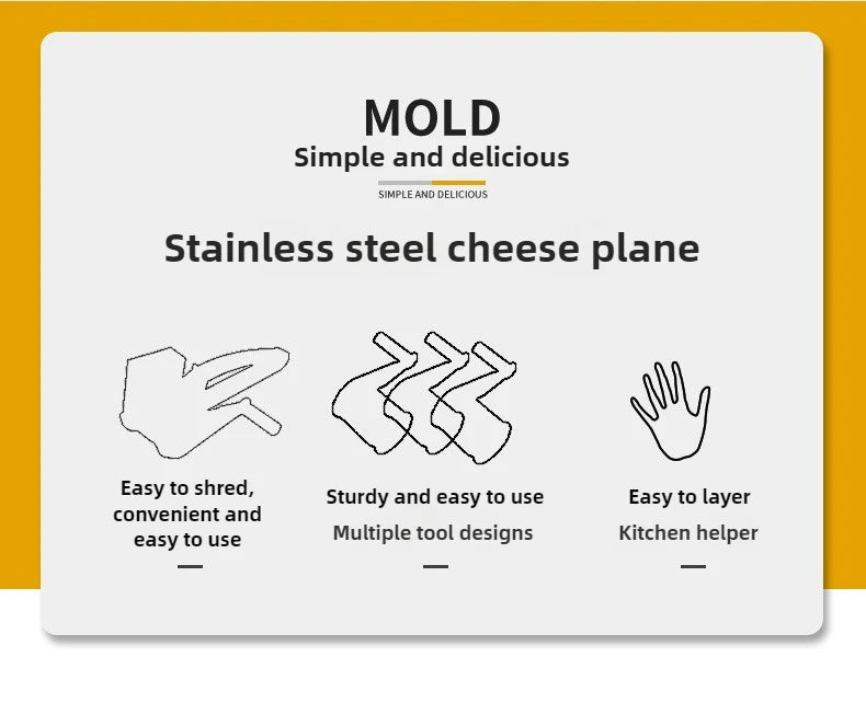Rotary Cheese Grater Stainless Steel Handheld Cheese Grater, Manual Grinder Cutter Slicer Shredder with Stainless Drum Blades
