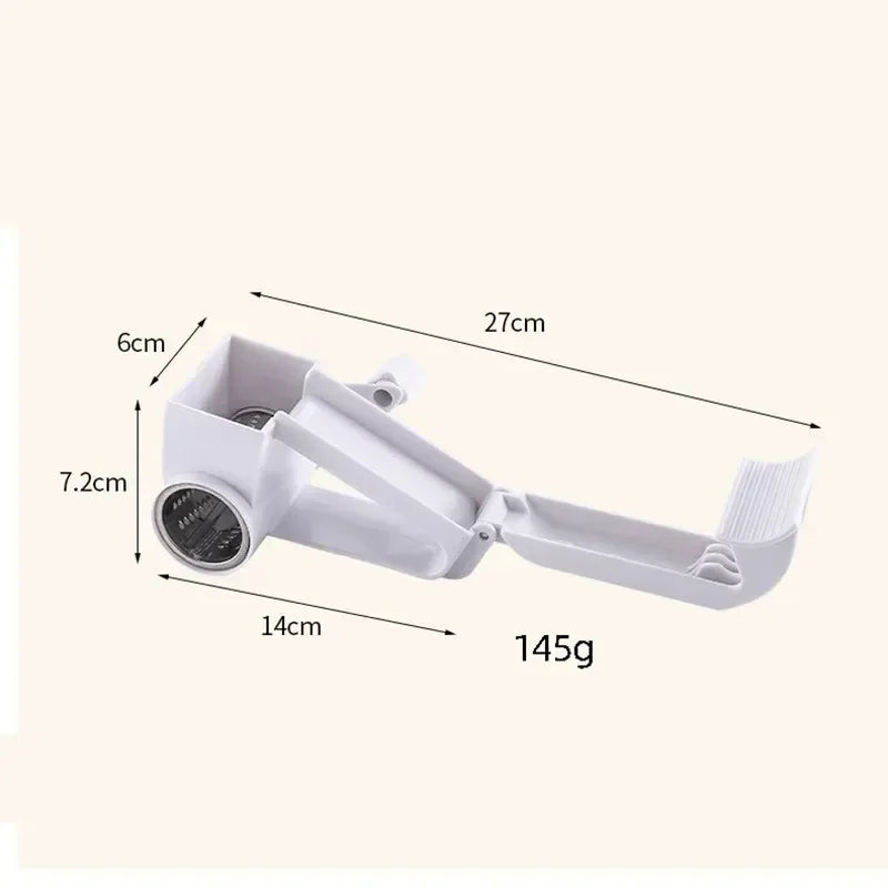 Hand-Cranked Cheese Grater Rotary Multi-functional Cheese Grater Creative Kitchen Cheese Shredder for Kitchen