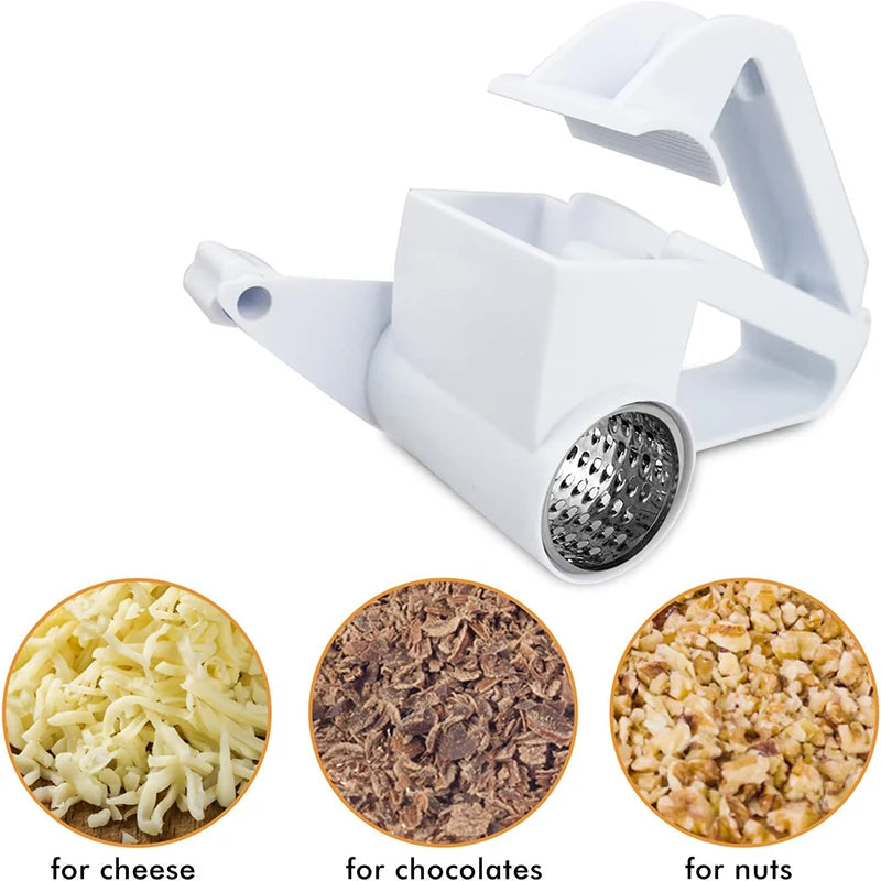 3 In 1 Cheese Grater Handheld Rotary Cheese Grater Butter Chocolate Grater With Handle Cheese Cutter Kitchen Accessories