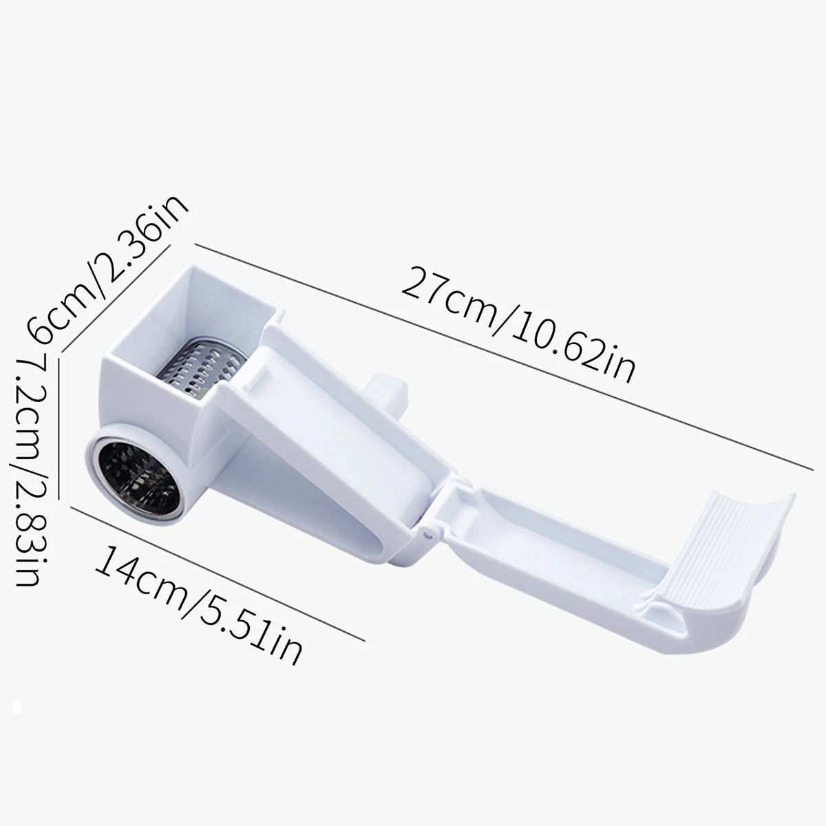 1PC Hand-cranked cheese grater; kitchen creative cheese grater; multi-functional cheese shredder cheese grater.